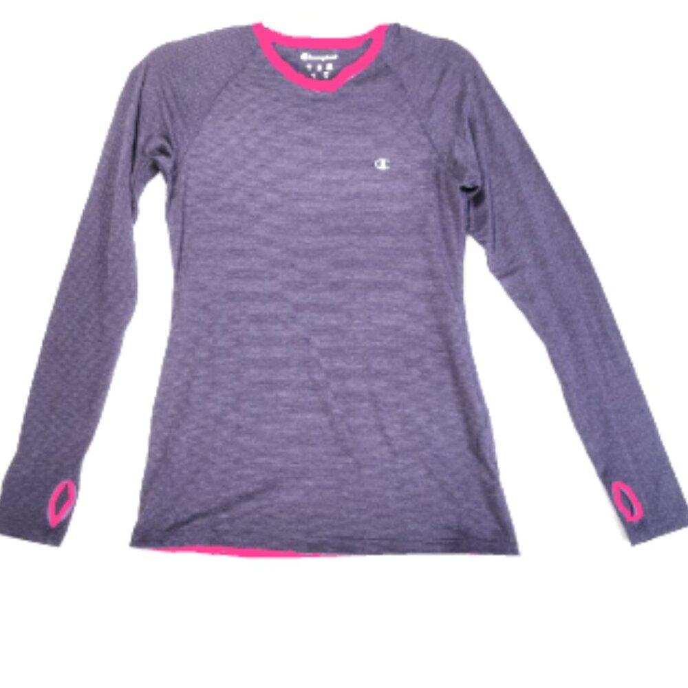 Women's Champion Striped Long-Sleeve T-Shirt